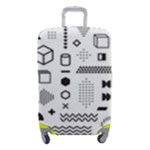 Pattern Hipster Abstract Form Geometric Line Variety Shapes Polkadots Fashion Style Seamless Luggage Cover (Small)