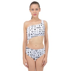 Spliced Up Two Piece Swimsuit 