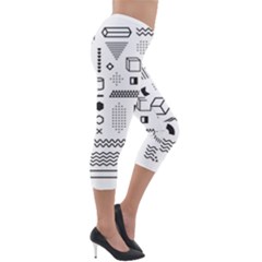 Lightweight Velour Capri Leggings  