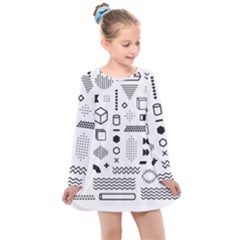 Kids  Long Sleeve Dress 