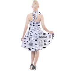 Halter Party Swing Dress  