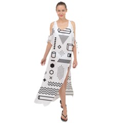 Maxi Chiffon Cover Up Dress 