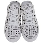 Pattern Hipster Abstract Form Geometric Line Variety Shapes Polkadots Fashion Style Seamless Half Slippers