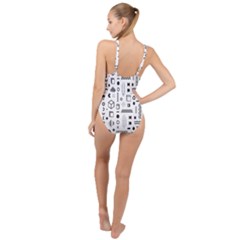 High Neck One Piece Swimsuit 