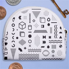 Horseshoe Style Canvas Pouch 