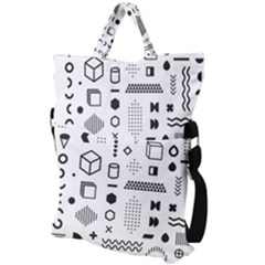 Fold Over Handle Tote Bag 