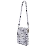 Pattern Hipster Abstract Form Geometric Line Variety Shapes Polkadots Fashion Style Seamless Multi Function Travel Bag