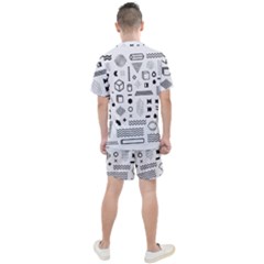 Men s Mesh T-Shirt and Shorts Set 