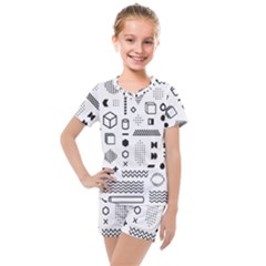 Kids  Mesh T-Shirt and Shorts Set 