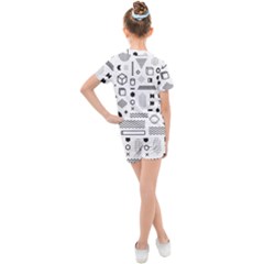 Kids  Mesh T-Shirt and Shorts Set 