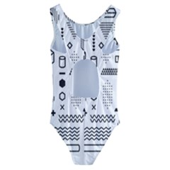 Kids  Cut-Out Back One Piece Swimsuit 