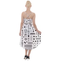 High-Low Halter Chiffon Dress  