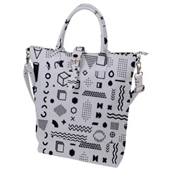Buckle Top Tote Bag 