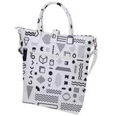 Buckle Top Tote Bag 