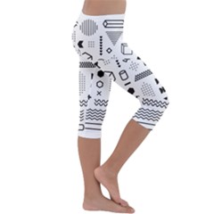 Kids  Lightweight Velour Capri Leggings  