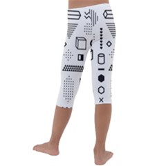 Kids  Lightweight Velour Capri Leggings  
