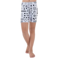 Kids  Lightweight Velour Capri Yoga Leggings 