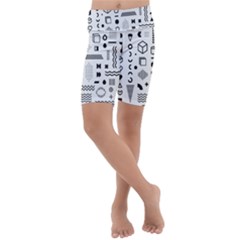 Kids  Lightweight Velour Cropped Yoga Leggings 