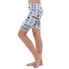 Kids  Lightweight Velour Cropped Yoga Leggings 