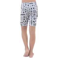 Kids  Lightweight Velour Cropped Yoga Leggings 