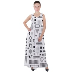Empire Waist Velour Maxi Dress 