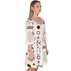 Velour Kimono Dress 