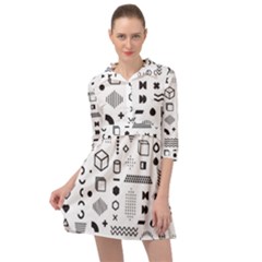 Mini Skater Shirt Dress 