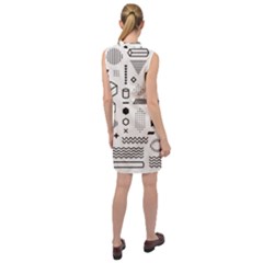 Sleeveless Shirt Dress 