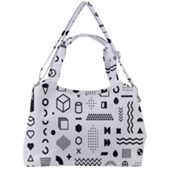 Double Compartment Shoulder Bag 