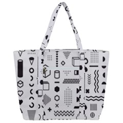 Zip Up Canvas Bag 