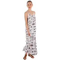 Cami Maxi Ruffle Chiffon Dress 