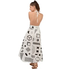 Backless Maxi Beach Dress 