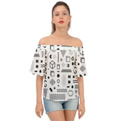Off Shoulder Short Sleeve Top 