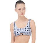 Pattern Hipster Abstract Form Geometric Line Variety Shapes Polkadots Fashion Style Seamless The Little Details Bikini Top