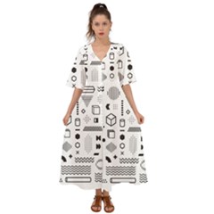 Kimono Sleeve Boho Dress 