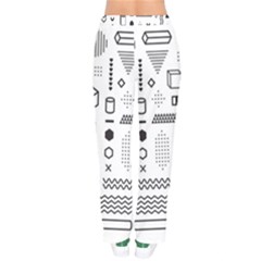 Women Velvet Drawstring Pants 