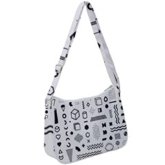 Zip Up Shoulder Bag 