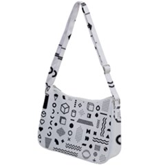 Zip Up Shoulder Bag 