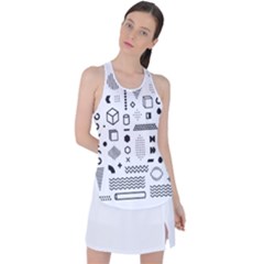 Racer Back Mesh Tank Top 