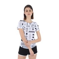 Back Cut Out Sport T-Shirt 