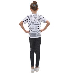 Kids  Mesh Piece T-Shirt 