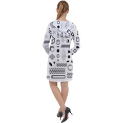 Long Sleeve Hoodie Dress 