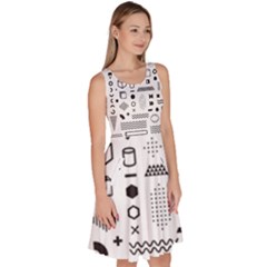Knee Length Skater Dress With Pockets 