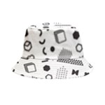 Pattern Hipster Abstract Form Geometric Line Variety Shapes Polkadots Fashion Style Seamless Bucket Hat