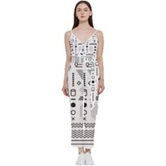 V-Neck Camisole Jumpsuit 