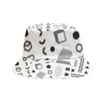 Pattern Hipster Abstract Form Geometric Line Variety Shapes Polkadots Fashion Style Seamless Inside Out Bucket Hat