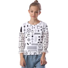 Kids  Cuff Sleeve Top 