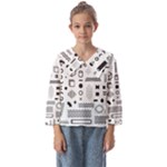 Pattern Hipster Abstract Form Geometric Line Variety Shapes Polkadots Fashion Style Seamless Kids  Sailor Shirt