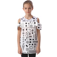 Fold Over Open Sleeve Top 