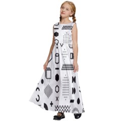 Kids  Satin Sleeveless Maxi Dress 